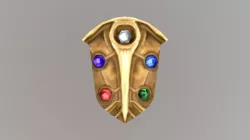 Low Poly Shield Of Seals