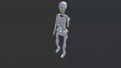Low Poly Skeleton