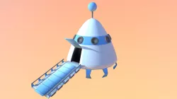Low Poly Spaceship