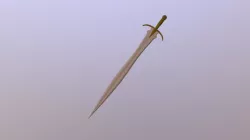 Low-Poly Sword Design in Maya