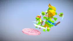 Low Poly Teenage Mutant Ninja Turtles