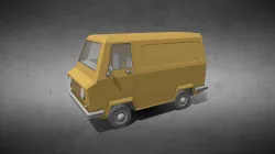 Low-Poly Van car