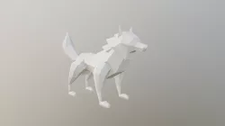 Low Poly Wolf