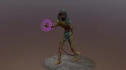 Low Poly Zombie Mage