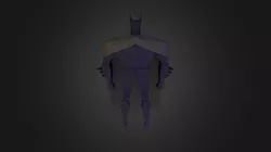 Low polygon Batman