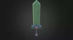 Lowpoly - Mythril Sword