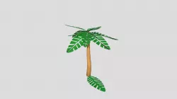 Lowpoly palm tree