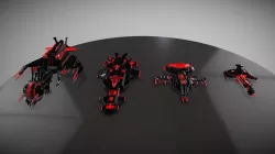 LowPoly Spaceships