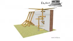 Machine on defense walls
