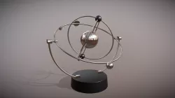 Magnetic Pendulum rotating eternal balls