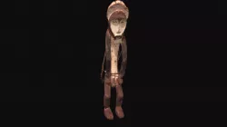 M’Bole People Anthropomorphic Figure