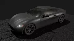 Maserati black dirty