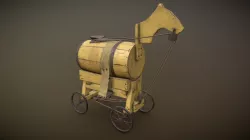 Mechanical horse toy