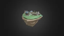 Medieval Building 3D Low Poly Models