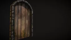 Medieval Castle Arch Door