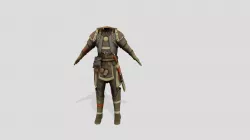 Medieval Human Ranger Warior Explorer Outfit