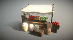 Medieval Shop set Modeling