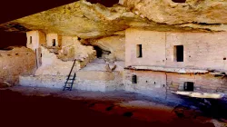 Mesa Verde Balcony House 1st room.