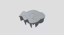 Metal Gear Solid Fox Hound Cookie Cutter