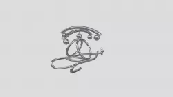 Metal Helicopter Decoration