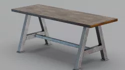 Metal Table Asset