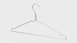 Metal wire coat hanger