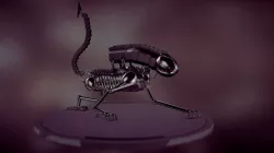 Metallic Alien Xenomorph