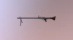 MG-34 LowPoly isometric