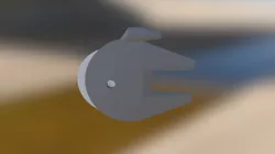Millennium Falcon Pizza Cutter Assembly