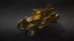 Minerva Armored Car with texture