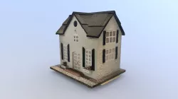 Miniature house (photogrammetry scan)