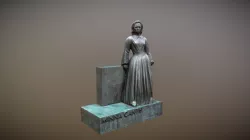 Minna Canth memorial - photoscanned statue