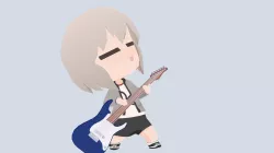Moca Playing guitar