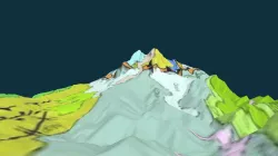 Model geològic 3D del Pedraforca