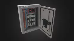 Model of electrical switch box for VR