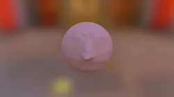 Model of Majora's Mask Moon (Unpainted)