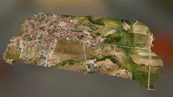 Modelo 3D da Vila de Manique do Intendente