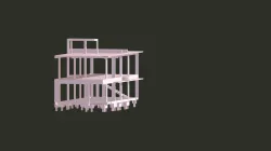 Modelo 3D do Projeto Estrutural