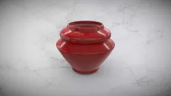 Modern Crackle Ceramic Vase