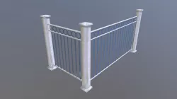 Modern decorative fence
