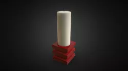 Modern Square Candle Holder With Candle
