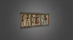 Modern tile made in 1978 based on Lydian designs