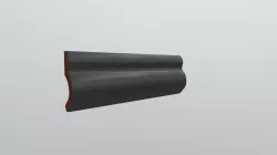 Moldura Antic Mate Negro