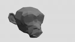 Monkey Low poly