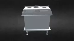 Monroe LFR 908 mm - Gas Fireplace Planika