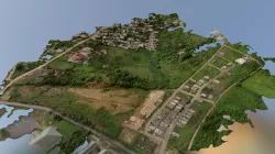 Monserrat Simplified 3d Mesh