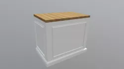MOSTRADOR VINTAGE 1000x600x850 Mm
