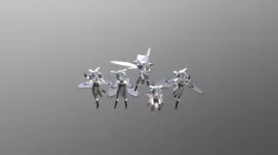 Mother Lumi poses