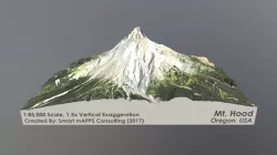 Mount Hood, Oregon (1:85,000 Scale)
