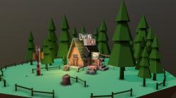 Mystery Shack 3D - Gravity Falls - Finished Projects - Blender Artists  Community